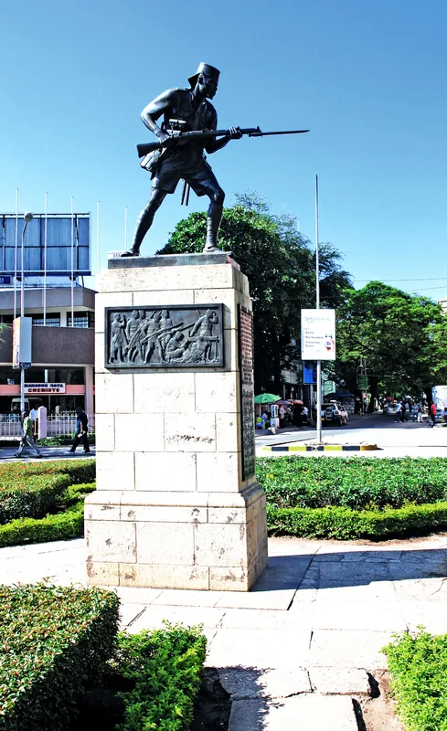 Askari Monument — UDOM Administration Block (Tanzania)