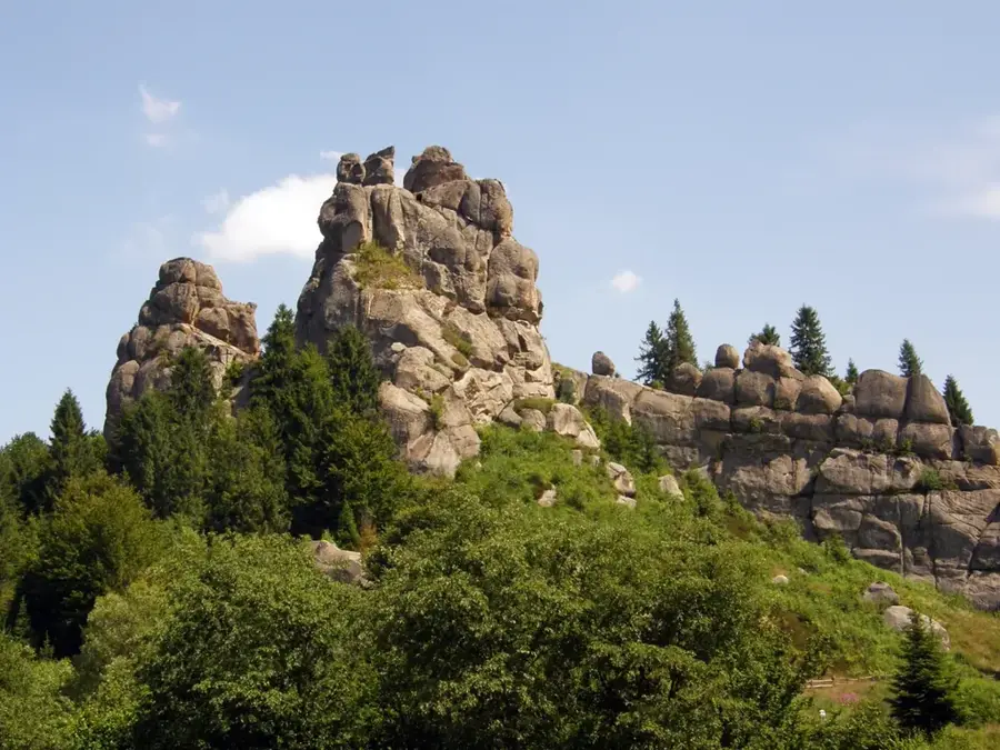 Cetatea pe stâncă Tustan