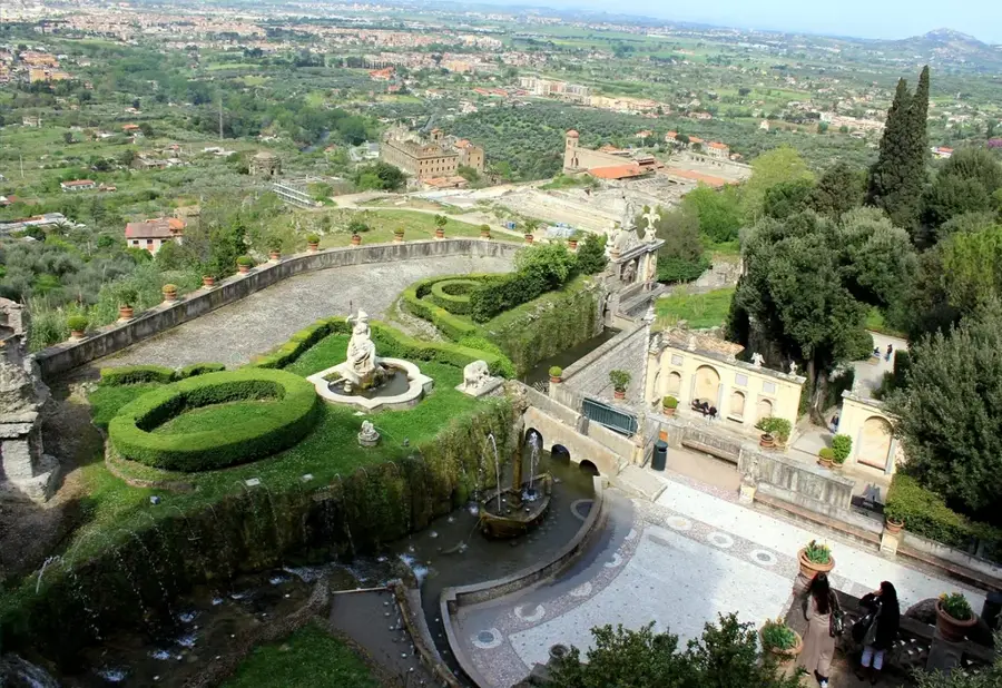 Eagle Fountain Terrace — West Boundary Escarpment (Vatican)