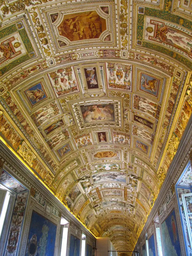 Galeria Hărților — Versanții Belvedere (Vatican)